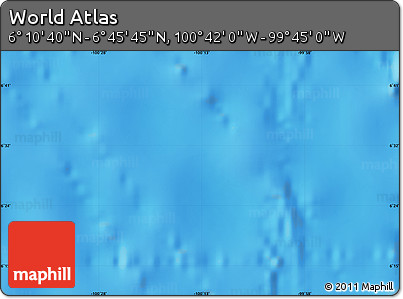 Physical Map of the Area around 6° 28' 13" N, 100° 13' 29" W