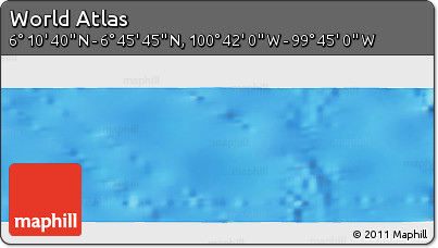 Physical Panoramic Map of the Area around 6° 28' 13" N, 100° 13' 29" W
