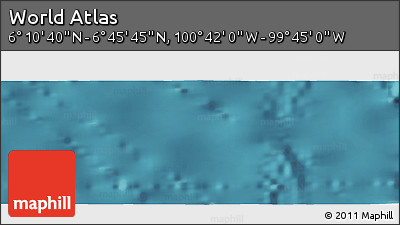 Satellite Panoramic Map of the Area around 6° 28' 13" N, 100° 13' 29" W