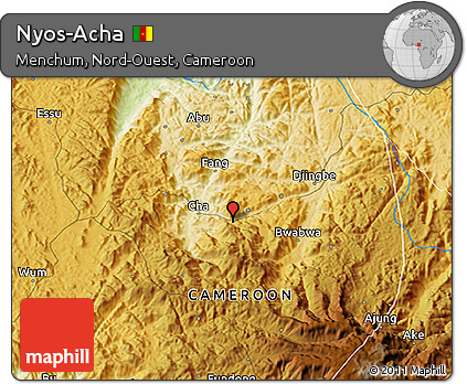 Physical 3D Map of Nyos-Acha