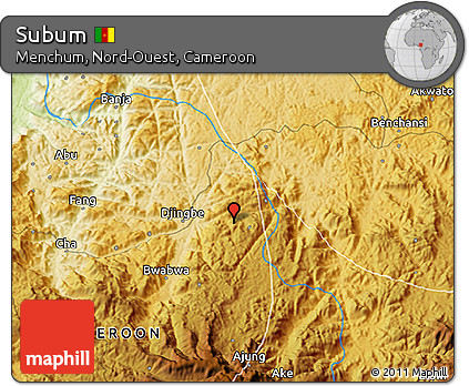 Physical 3D Map of Subum