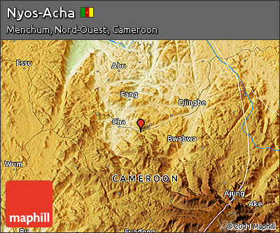 Physical 3D Map of Nyos-Acha