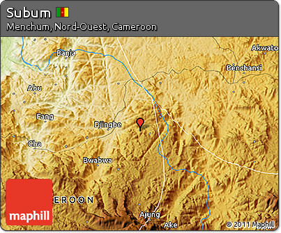 Physical 3D Map of Subum