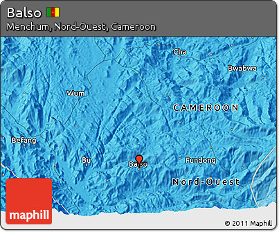 Political 3D Map of Balso