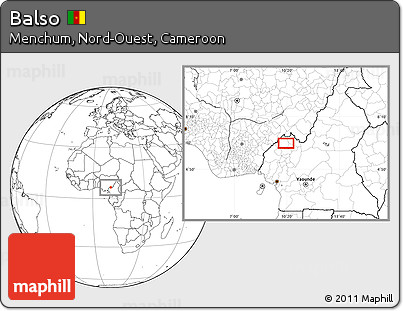 Blank Location Map of Balso