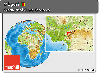 Physical Location Map of Mbguri