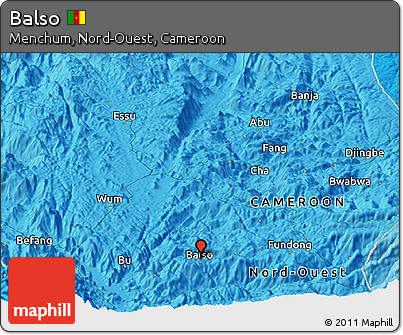 Political Panoramic Map of Balso