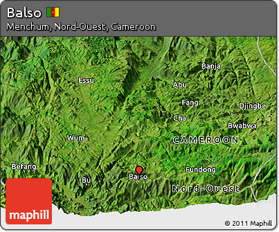 Satellite Panoramic Map of Balso