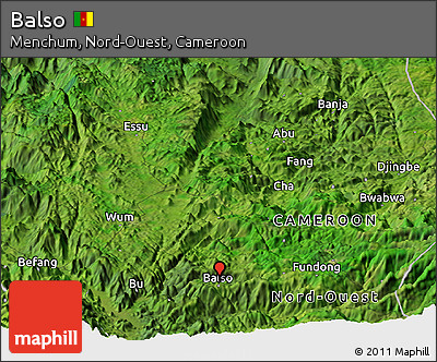 Satellite Panoramic Map of Balso