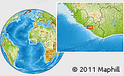 Physical Location Map of Mesuza