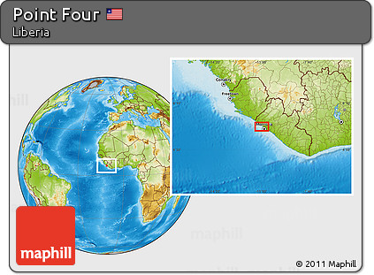 Physical Location Map of Point Four