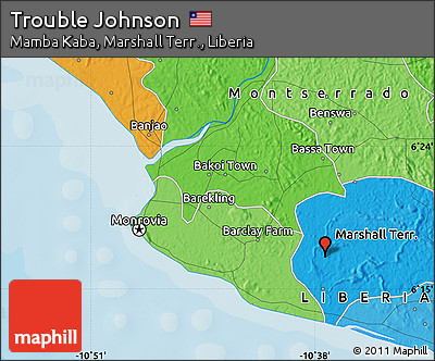 Political Map of Trouble Johnson