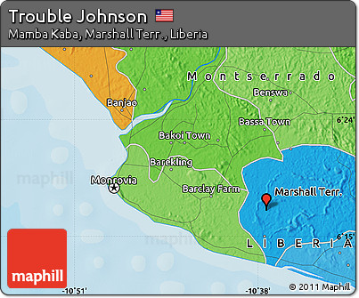 Political Map of Trouble Johnson