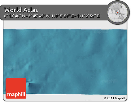 Satellite 3D Map of the Area around 6° 28' 13" N, 110° 34' 29" E