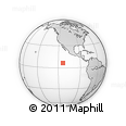 Outline Map of the Area around 6° 28' 13" N, 113° 49' 29" W, rectangular outline