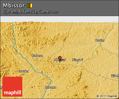 Physical 3D Map of Mbissor