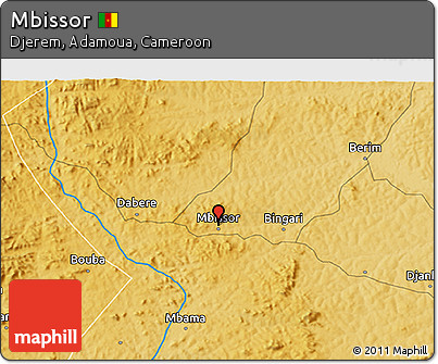 Physical 3D Map of Mbissor