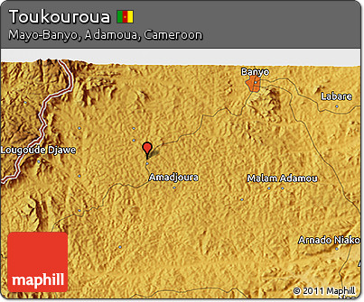 Physical 3D Map of Toukouroua