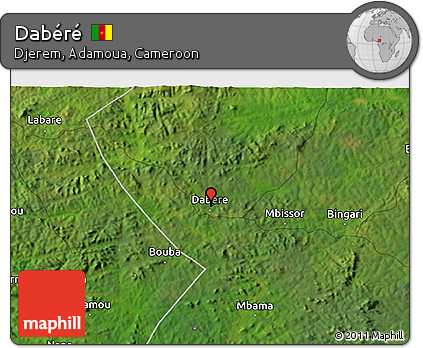 Satellite 3D Map of Dabéré