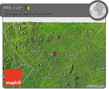 Satellite 3D Map of Mbissor