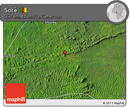 Satellite 3D Map of Soté