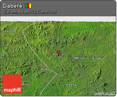 Satellite 3D Map of Dabéré