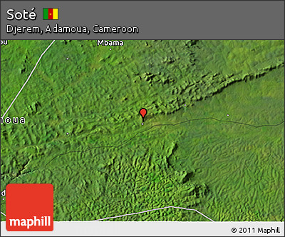 Satellite 3D Map of Soté