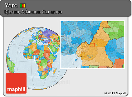 Political Location Map of Yaro