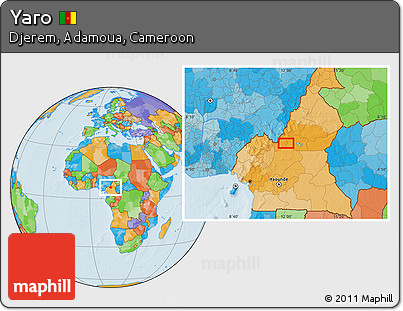 Political Location Map of Yaro
