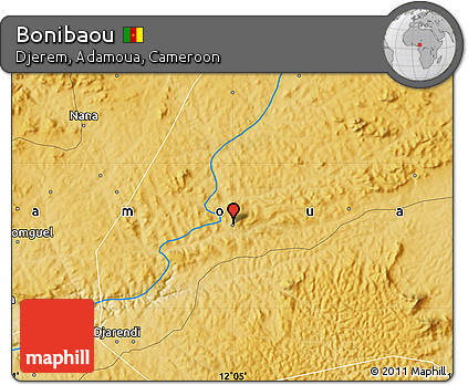 Physical Map of Bonibaou