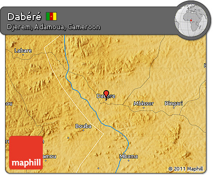 Physical Map of Dabéré