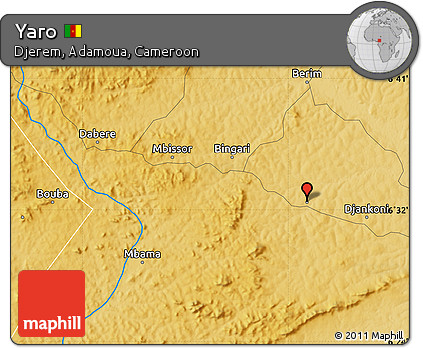 Physical Map of Yaro