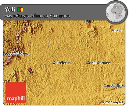 Physical Map of Yoli