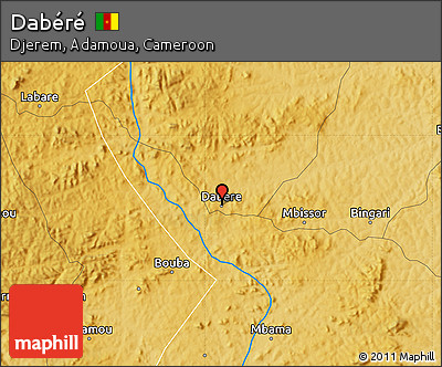 Physical Map of Dabéré