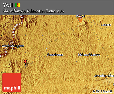 Physical Map of Yoli