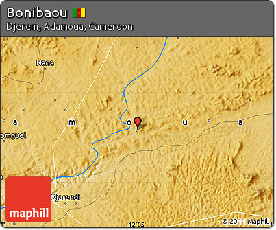 Physical Map of Bonibaou