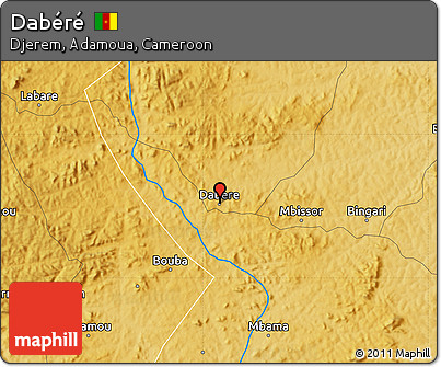 Physical Map of Dabéré