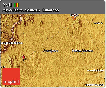Physical Map of Yoli