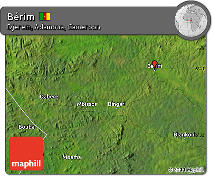 Satellite Map of Bérim