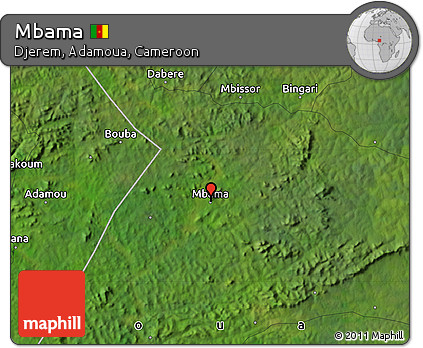Satellite Map of Mbama