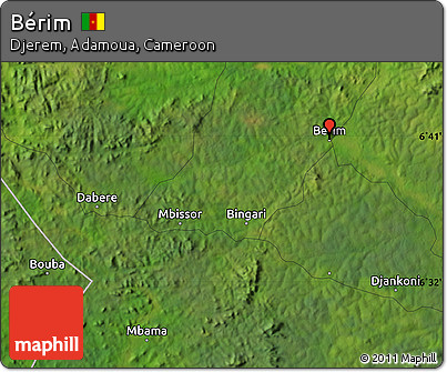 Satellite Map of Bérim