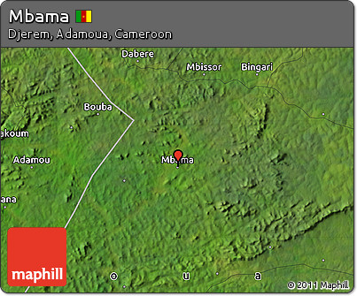 Satellite Map of Mbama