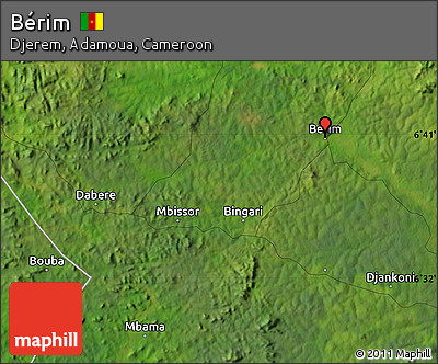 Satellite Map of Bérim