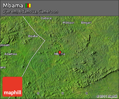 Satellite Map of Mbama
