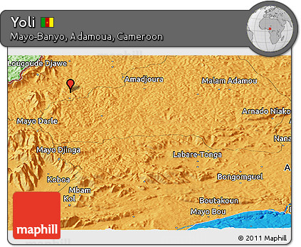 Political Panoramic Map of Yoli