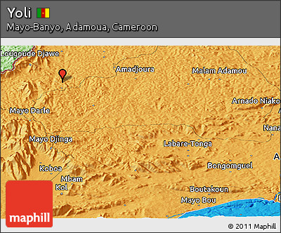 Political Panoramic Map of Yoli