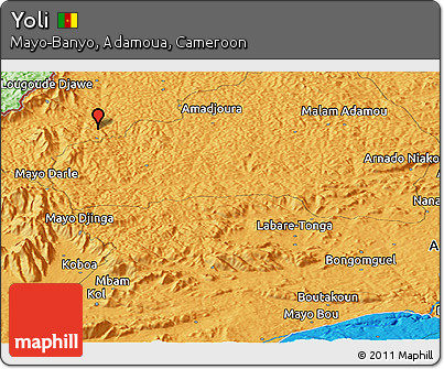 Political Panoramic Map of Yoli
