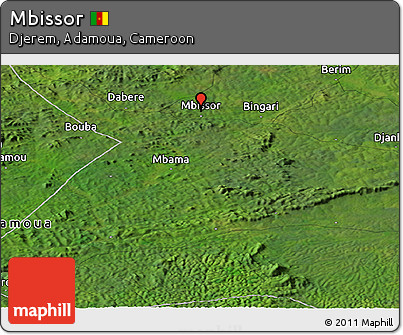 Satellite Panoramic Map of Mbissor