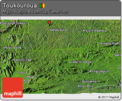 Satellite Panoramic Map of Toukouroua