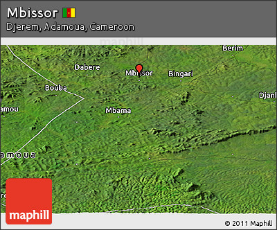 Satellite Panoramic Map of Mbissor